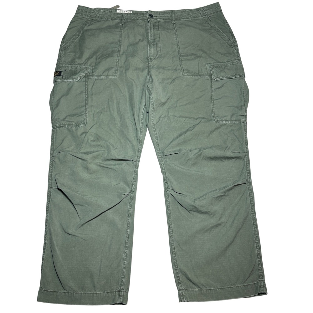 Polo Jeans Co Ralph Lauren Cargo Pants Mens 44x30 Ripstop Surplus Military Green